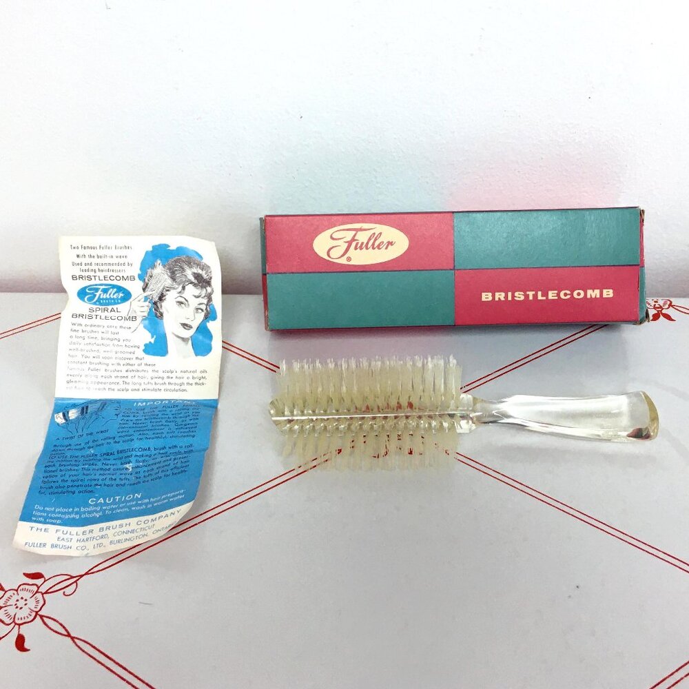 Original 1960's Fuller "Bristlecomb" Brush #530 - in Box w/Paperwork
